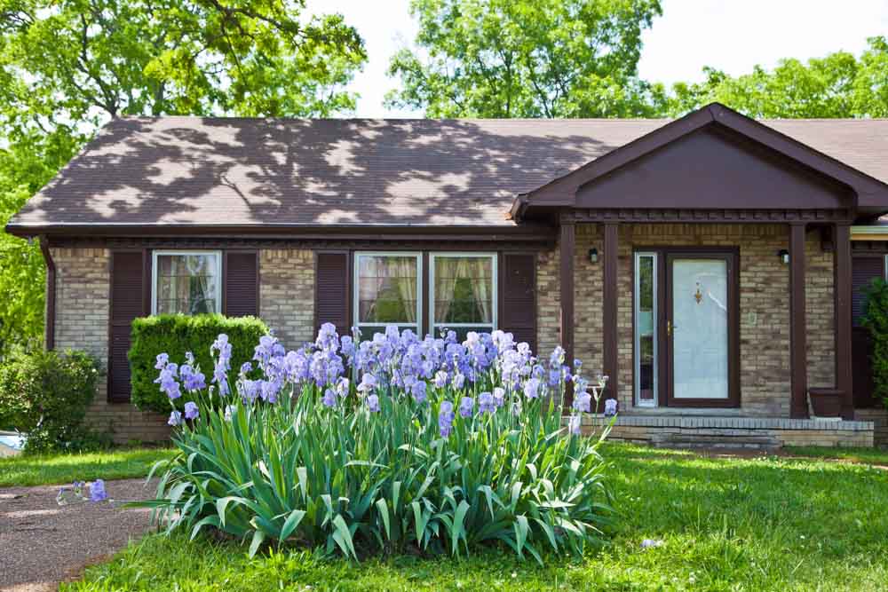 Panoramic view of beautiful house